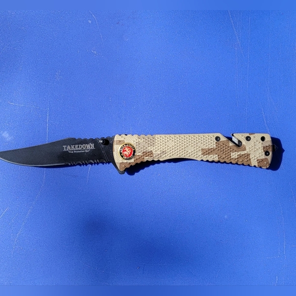 Tiger USA "Takedown First Production Run" Handcrafted serrated assisted opening - Picture 1 of 6